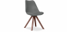 Buy Dining chair Denisse Scandi Style Premium Design Dark Legs with Cushion Dark grey 59954 - in the EU