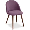 Dining Chair - Upholstered in Fabric - Scandinavian Style - Evelyne image 9