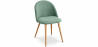 Buy Dining Chair Upholstered in Fabric - Natural Wood Legs - Evelyne  Pastel blue 59261 at Privatefloor