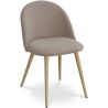 Dining Chair - Upholstered in Fabric - Scandinavian Style - Evelyne image 9