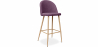 Buy Fabric Upholstered Stool - Scandinavian Design - 73cm - Evelyne Purple 59356 - in the EU