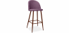 Buy Bar stool Evelyne  Scandinavian Design Premium - 76cm - Dark legs Purple 59357 with a guarantee