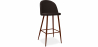 Buy Bar stool Evelyne  Scandinavian Design Premium - 76cm - Dark legs Dark Brown 59357 - prices