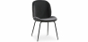 Buy Dining Chair - Upholstered in Velvet - Retro - Elias Dark grey 59996 in the Europe