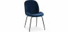 Buy Dining Chair Accent Velvet Upholstered Retro Design - Elias Dark blue 59996 home delivery