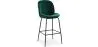 Backrest Stool - Velvet Upholstered - Retro Design - Elias image 9