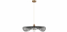 Buy Hanging Lamp Design Boho Bali Woven Bamboo - Bahati Black 60001 - prices