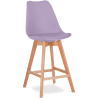 Buy Scandinavian Style Stool - Wooden Legs - Denisse Pastel purple 59278 with a guarantee