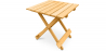 Buy Garden Table Adirondack Wood Outdoor Furniture - Alana Natural wood 60007 - in the EU