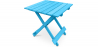 Buy Garden Table Adirondack Wood Outdoor Furniture - Alana Turquoise 60007 in the Europe