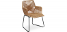 Buy Rattan Dining Chair - Garden Chair Boho Bali Design - Tale Black 60015 - in the EU