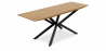 Buy Rectangular Dining Table - Industrial Wood and Metal - Danr Natural wood 60019 - in the EU