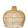 Buy Hanging Lamp Boho Style Natural Rattan -  Mai Natural wood 60029