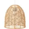 Buy Hanging Lamp Boho Bali Style Natural Rattan -  Bu Light natural wood 60030