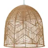 Buy Hanging Lamp Boho Bali Style Natural Rattan -  Bu Light natural wood 60030