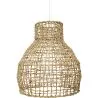 Buy Hanging Lamp Boho Style Natural Rattan - Lan Natural wood 60031