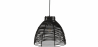 Buy Black Rattan Ceiling Lamp - Boho Bali Design Pendant Lamp - Gian Black 60037 - in the EU