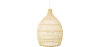 Buy Hanging Lamp Boho Bali Style Natural Rattan - Bay Natural wood 60039 - in the EU