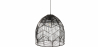 Buy Black Rattan Ceiling Lamp - Boho Bali Design Pendant Lamp - Le Black 60040 - in the EU