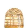 Buy Hanging Lamp Boho Style Natural Bamboo - Thi Natural wood 60043