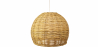 Buy Hanging Lamp Boho Bali Style Natural Rattan - Paon Natural wood 60051 - in the EU