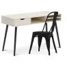 Buy Wooden Desk - Scandinavian Design - Beckett + Dining Chair - Stylix Black 60065