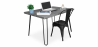 Buy Grey Hairpin 120x90 Desk + Stylix Chair Black 60069 - in the EU