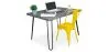 Desk Set - Industrial Design 120cm - Hairpin + Dining Chair - Stylix image 9
