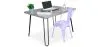Desk Set - Industrial Design 120cm - Hairpin + Dining Chair - Stylix image 9