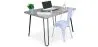 Desk Set - Industrial Design 120cm - Hairpin + Dining Chair - Stylix image 9