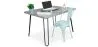 Desk Set - Industrial Design 120cm - Hairpin + Dining Chair - Stylix image 9