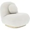 Buy Bouclé fabric upholstered armchair - Larry White 60078