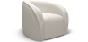 Buy White boucle armchair - upholstered - Seral White 60080 - in the EU