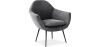 Buy Velvet upholstered armchair - Dena Dark grey 60087 - in the EU