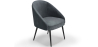 Buy Velvet upholstered accent chair - Wasda Light grey 60076 - in the EU