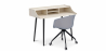 Buy Wooden Desk - Scandinavian Design - Torkel + Designer Office Chair - Joan Grey 60066 in the Europe