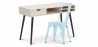 Buy Wooden Desk - Scandinavian Design - Beckett + Dining Chair - Stylix Light blue 60065 in the Europe