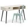 Buy Wooden Desk - Scandinavian Design - Beckett + Dining Chair - Stylix Pastel green 60065
