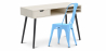 Buy Wooden Desk - Scandinavian Design - Beckett + Dining Chair - Stylix Pastel blue 60065 - in the EU