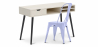 Buy Wooden Desk - Scandinavian Design - Beckett + Dining Chair - Stylix Grey blue 60065 - in the EU