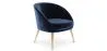 Design Armchair - Upholstered in Velvet - Pimba image 9