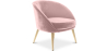 Buy Design Armchair - Upholstered in Velvet - Pimba Light Pink 60077 - in the EU