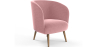 Buy Velvet upholstered armchair - Krenda  Pink 60083 - prices