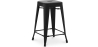 Buy Bar Stool Stylix Industrial Design Metal - 60 cm - New Edition Black 60122 Home delivery