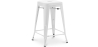 Buy Bar Stool Stylix Industrial Design Metal - 60 cm - New Edition White 60122 with a guarantee