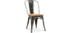 Buy Dining Chair Stylix Industrial Design Metal and Light Wood - New Edition Industriel 60123 - in the EU