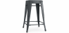 Buy Bar Stool Stylix Industrial Design Metal - 60 cm - New Edition Dark grey 60122 at Privatefloor