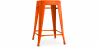 Buy Bar Stool Stylix Industrial Design Metal - 60 cm - New Edition Orange 60122 - prices