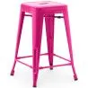 Buy Bar Stool Tolix Style Industrial Design Metal - 60 cm - New Edition Fuchsia 60122