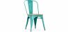 Buy Dining Chair Stylix Industrial Design Metal and Light Wood - New Edition Pastel green 60123 with a guarantee